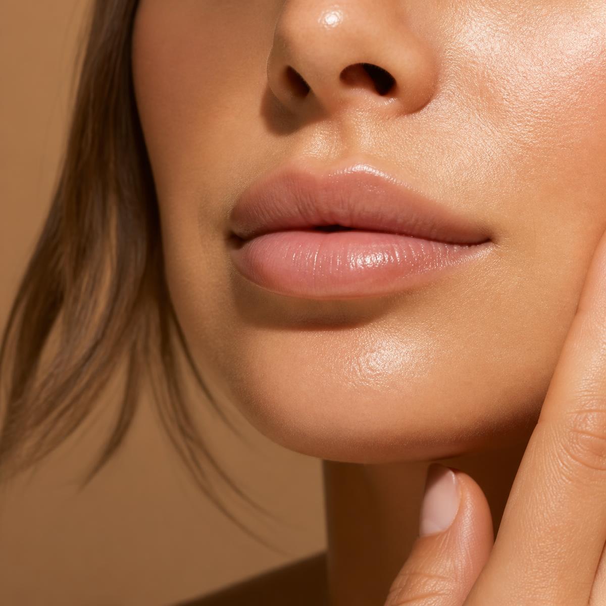 Resultado natural de preenchimento labial